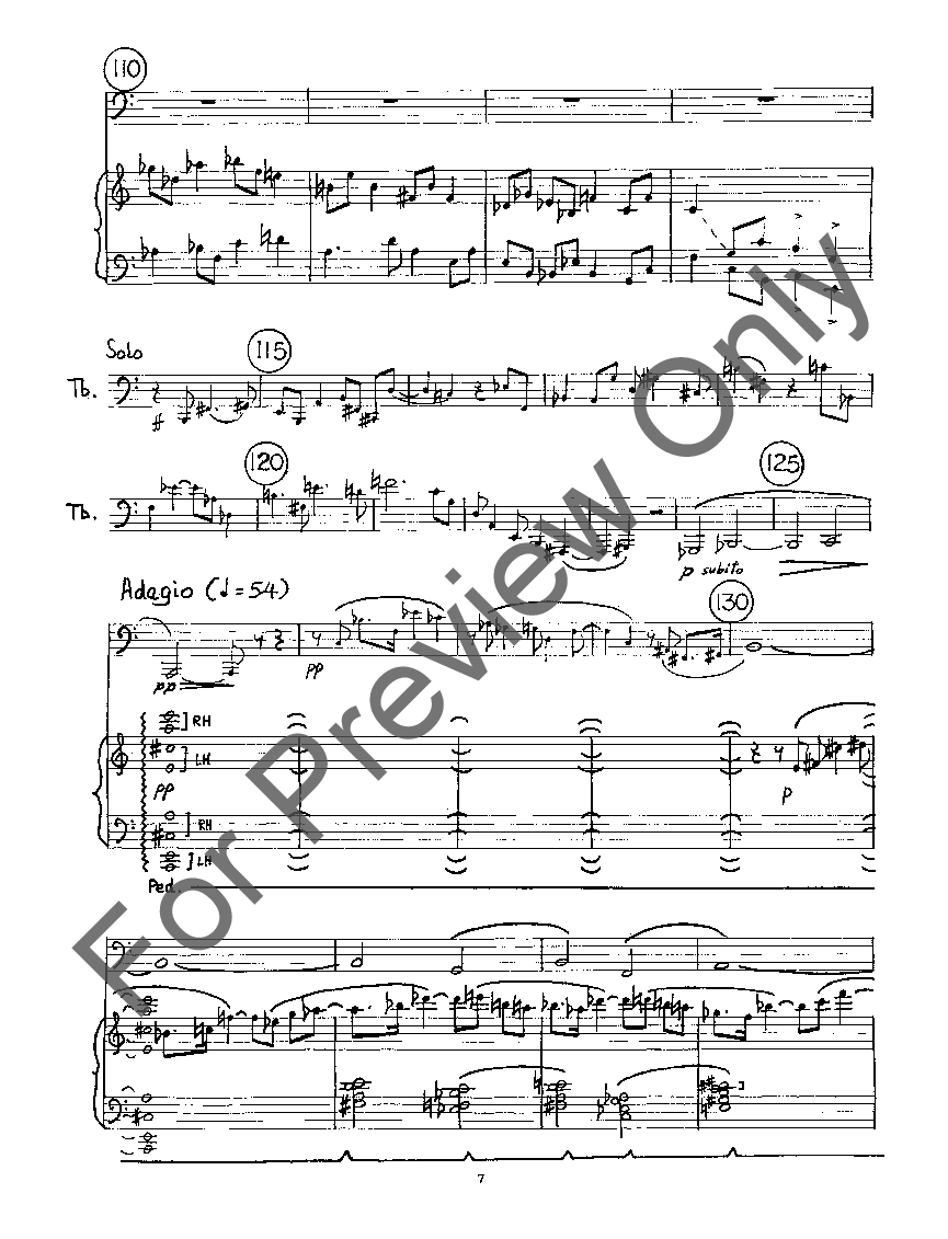 FANTASIA FOR TUBA WITH PIANO ACCOMP