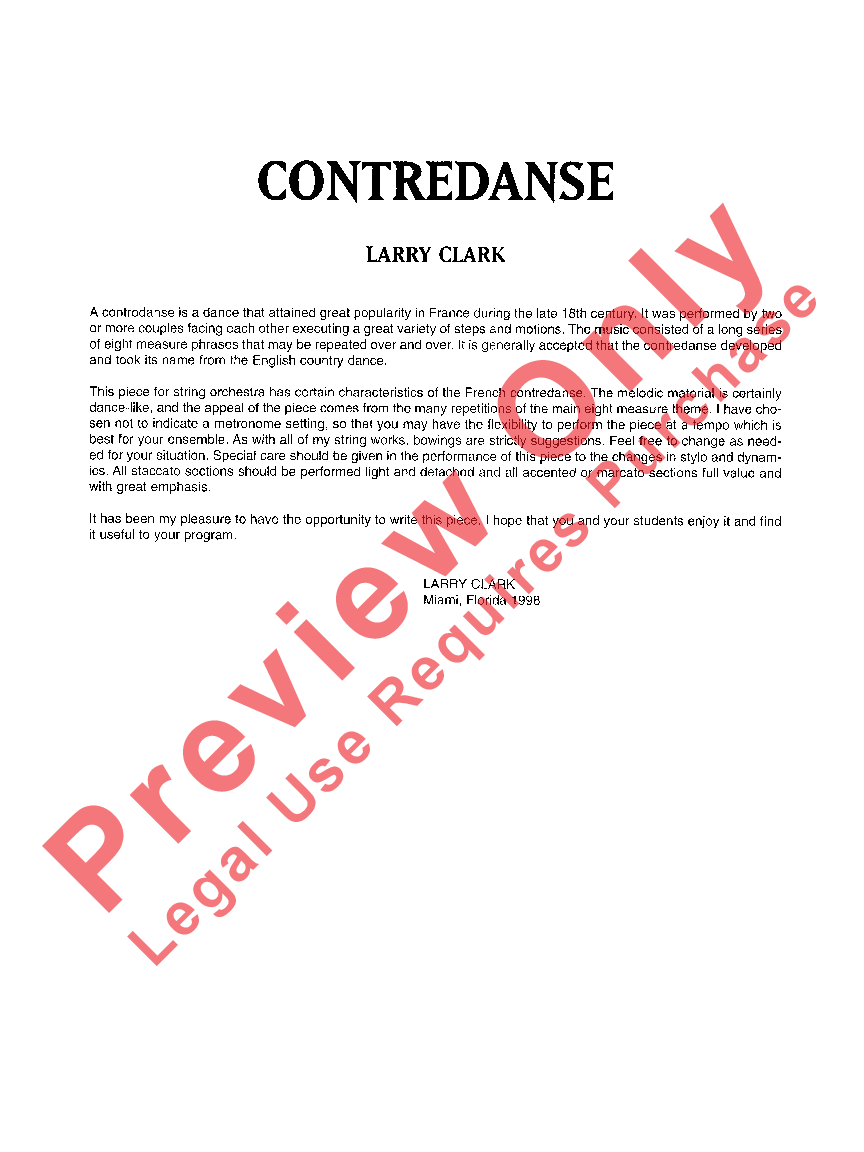 CONTREDANSE