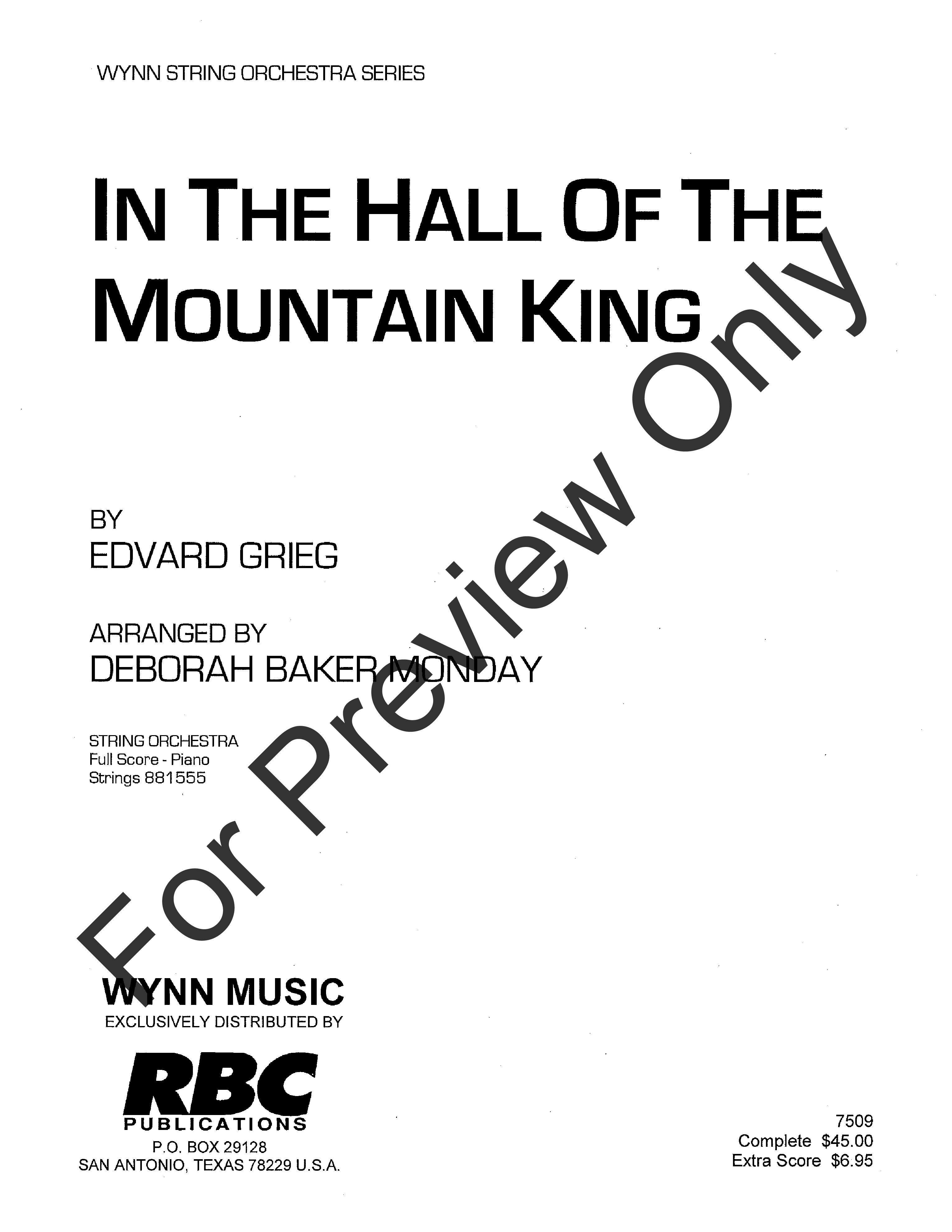 IN THE HALL OF THE MOUNTAIN KING