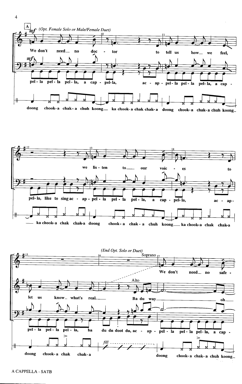 A CAPPELLA