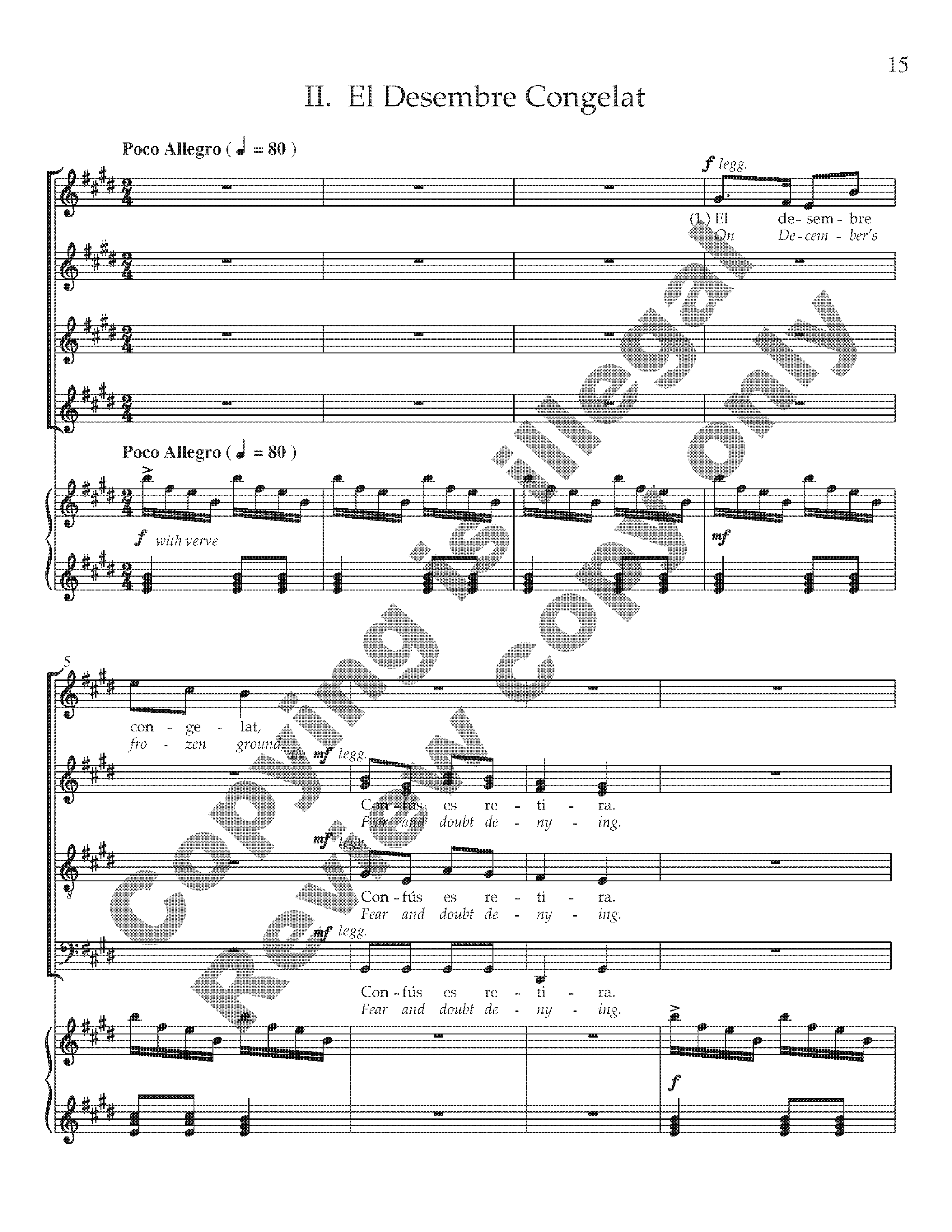 Carols and Lullabies CHORAL SCORE