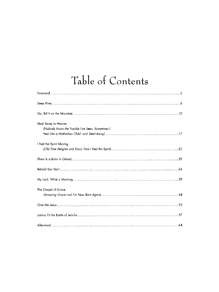 10 Spirituals for Solo Voice Medium Low Book & CD