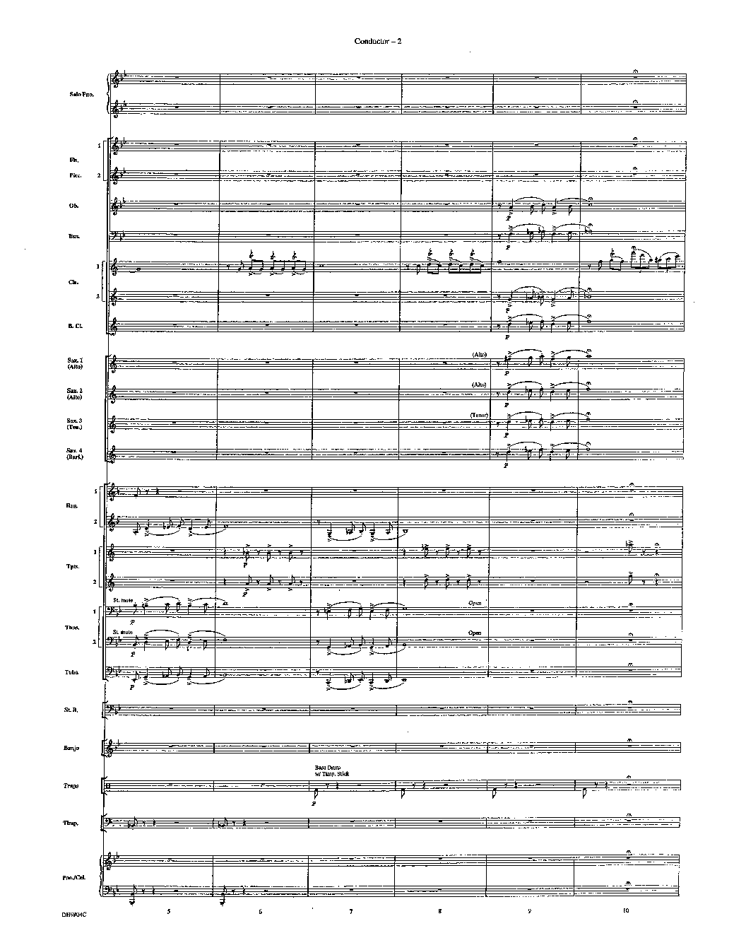 RHAPSODY IN BLUE SCORE ONLY