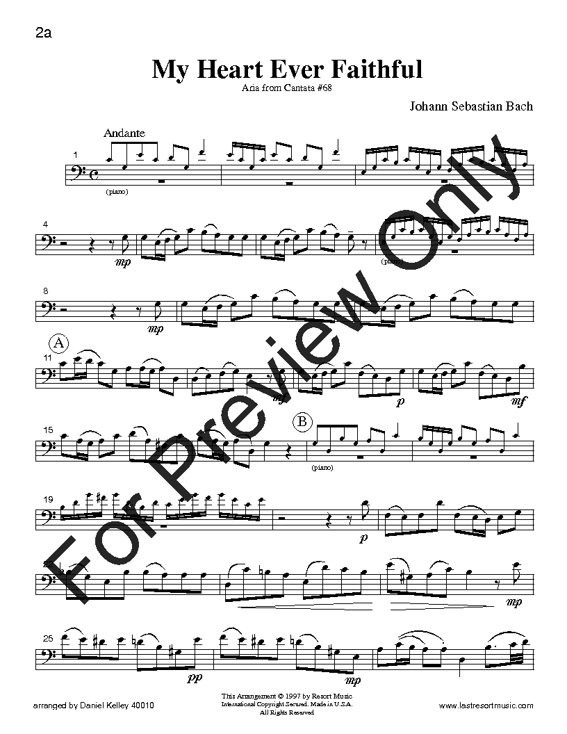 20 Sacred and Spiritual Solos Cello or Bassoon and Piano