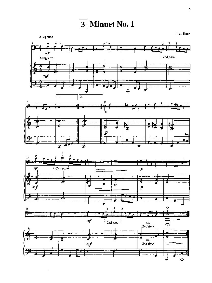 SUZUKI CELLO SCHOOL #2 Piano Accompaniment - Revised