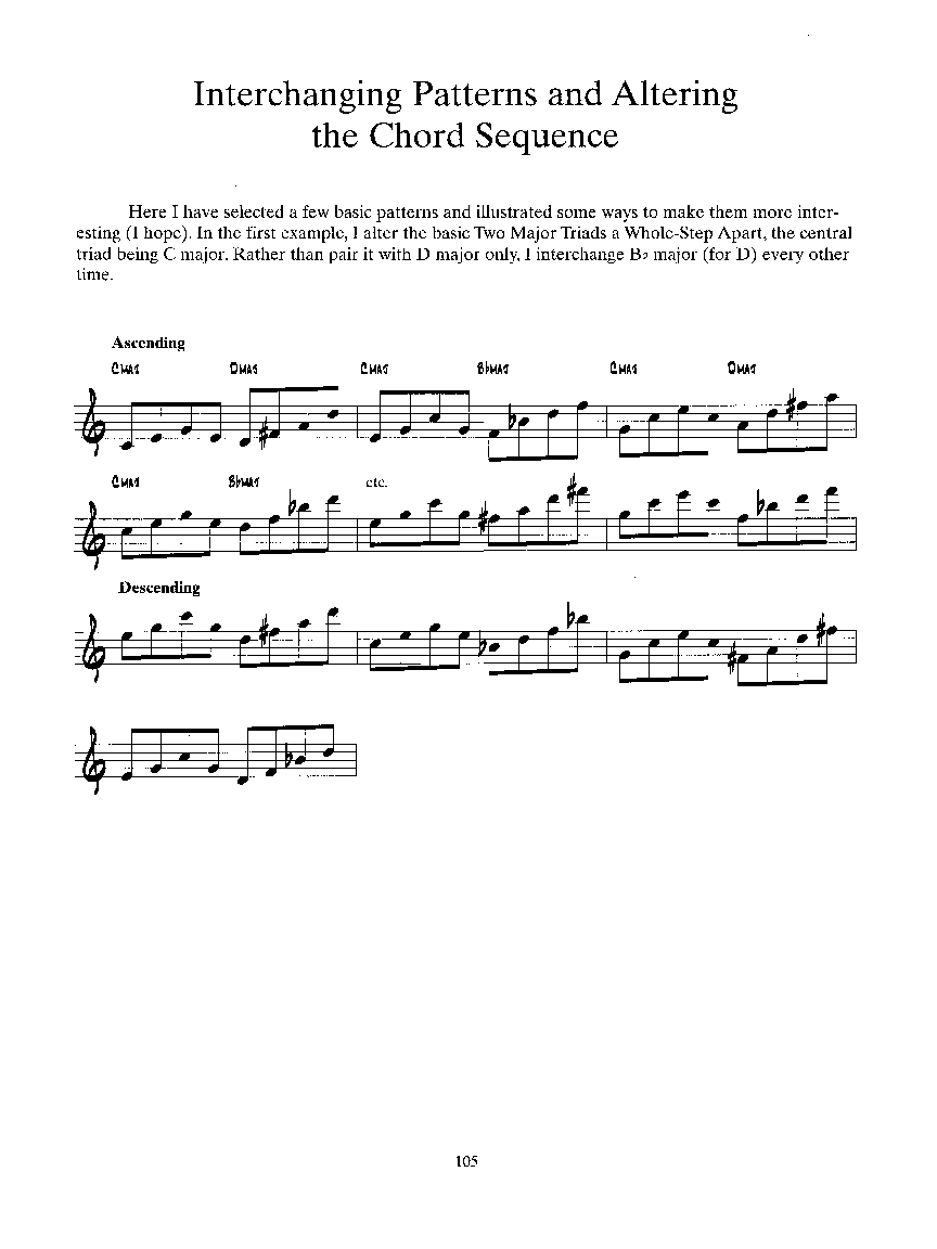 TRIAD PAIRS FOR JAZZ