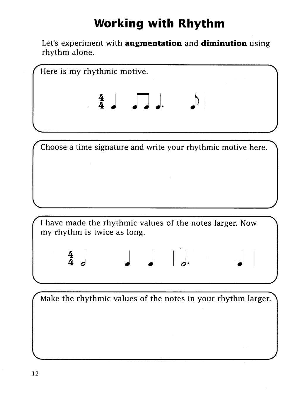 YOUNG COMPOSERS NOTEBOOK #3 -P.O.P.