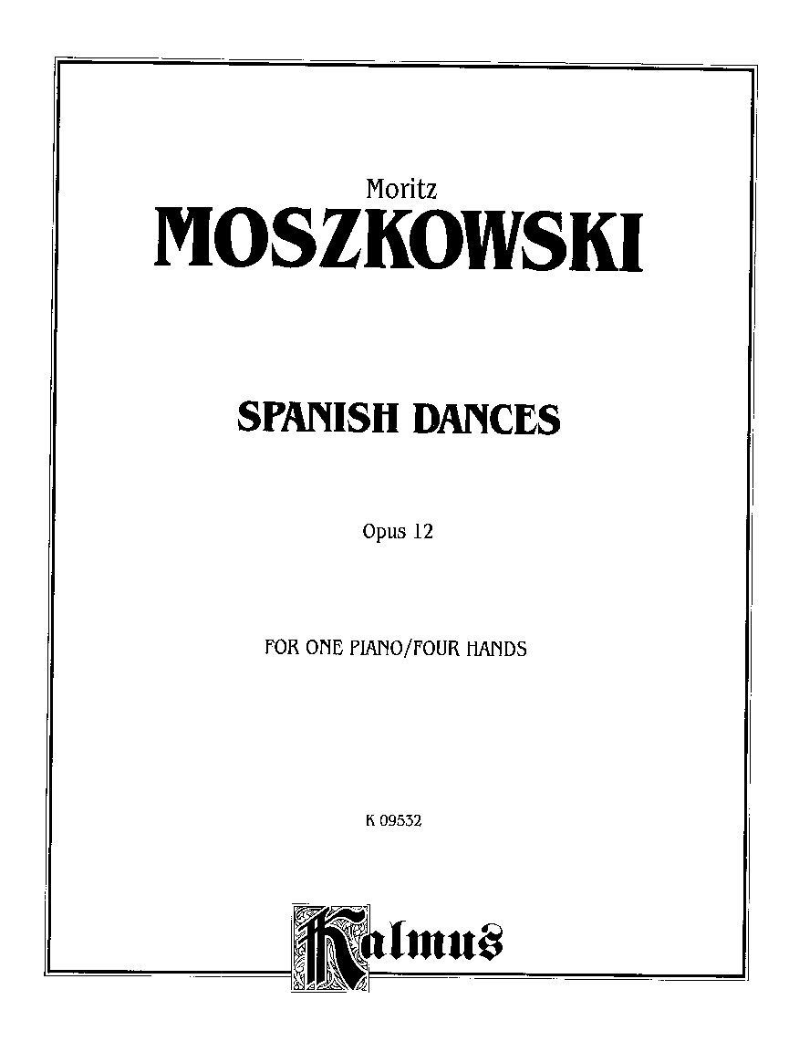 SPANISH DANCES OP 12 PIANO DUET