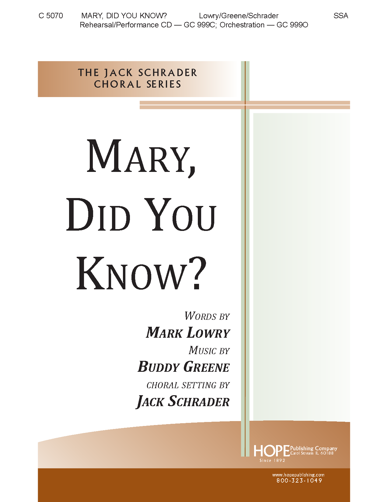 Mary Did You Know? Large Print Edition P.O.D.