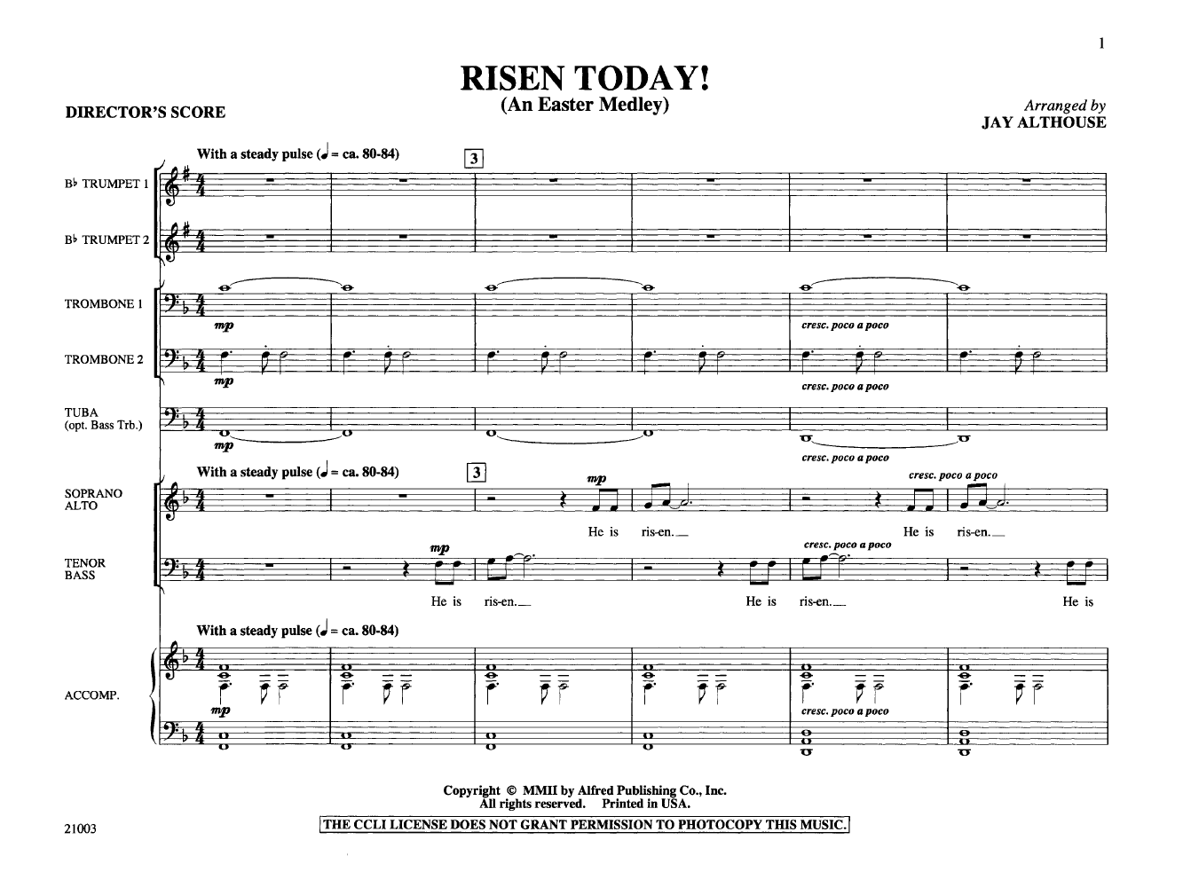 RISEN TODAY INST PARTS