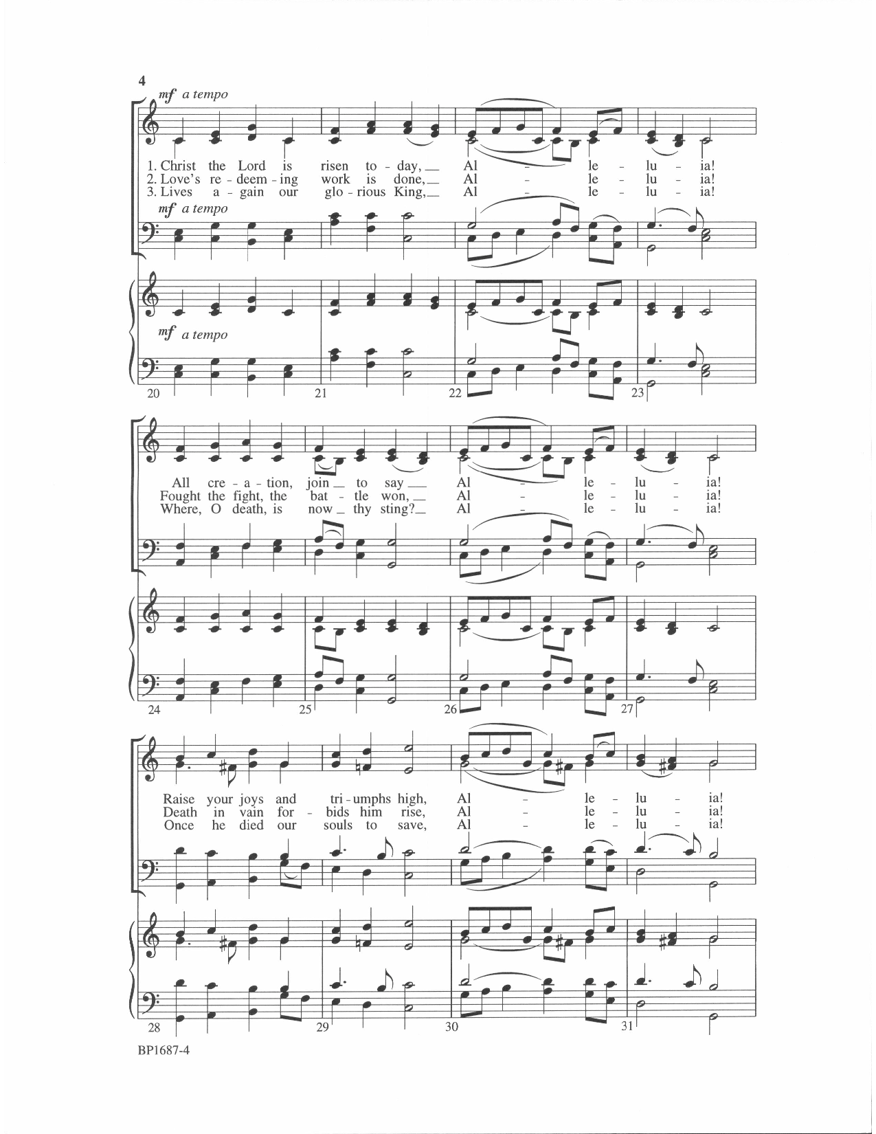 THREE HYMNS FOR EASTER DAY