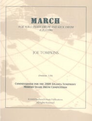 March (Snare Drum Solo ) by Joe Tompkins| J.W. Pepper Sheet Music