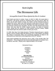 The Strenuous Life Brass Quintet Brass Qu J W Pepper Sheet Music