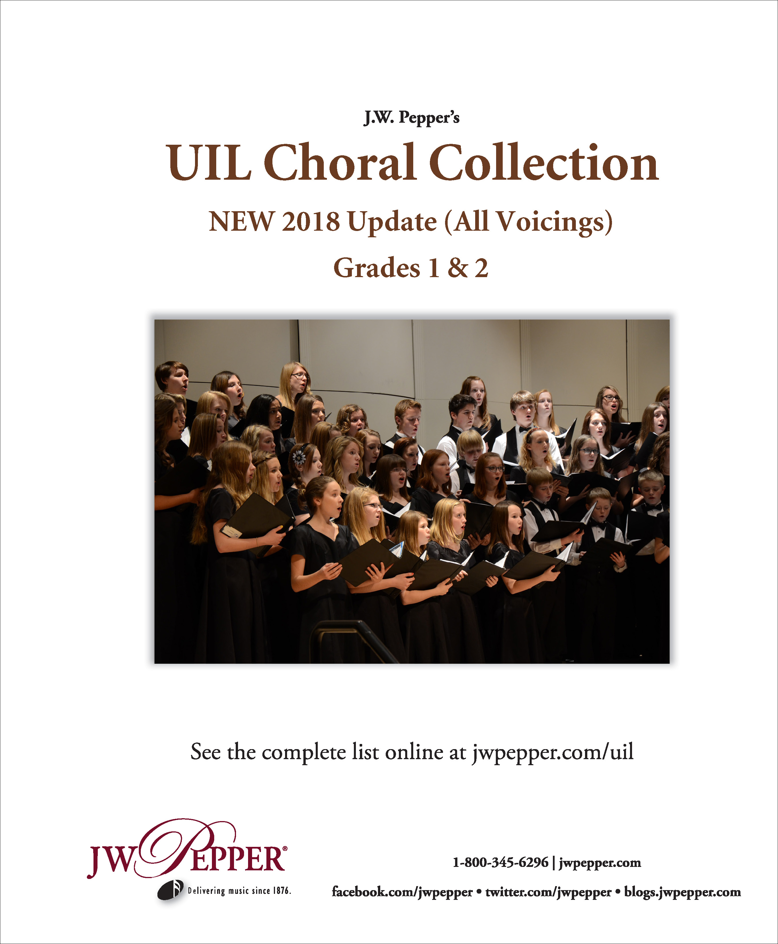 UIL Choral Collection 2018 Update - All Voicings/Grades