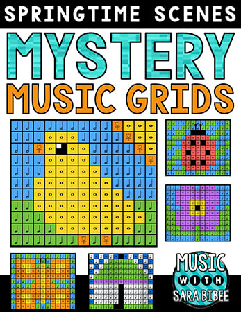 Spring Mystery Music Grids - Bundle