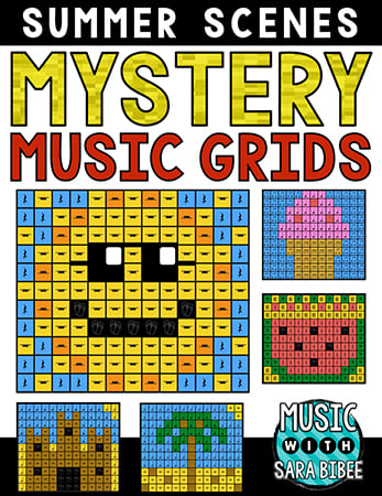 Summer Mystery Music Grids - Bundle