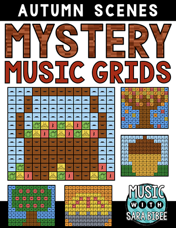 Autumn Mystery Music Grids - Bundle