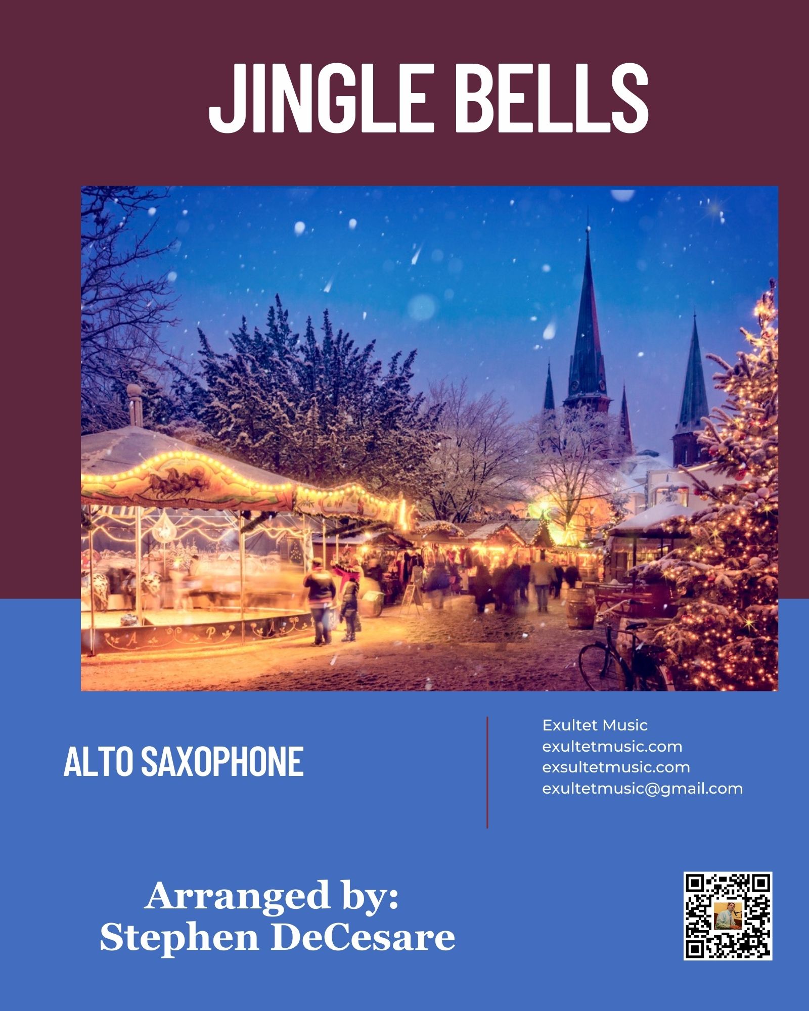 Jingle Bells Alto Saxophone Sheet music for Saxophone alto (Solo)