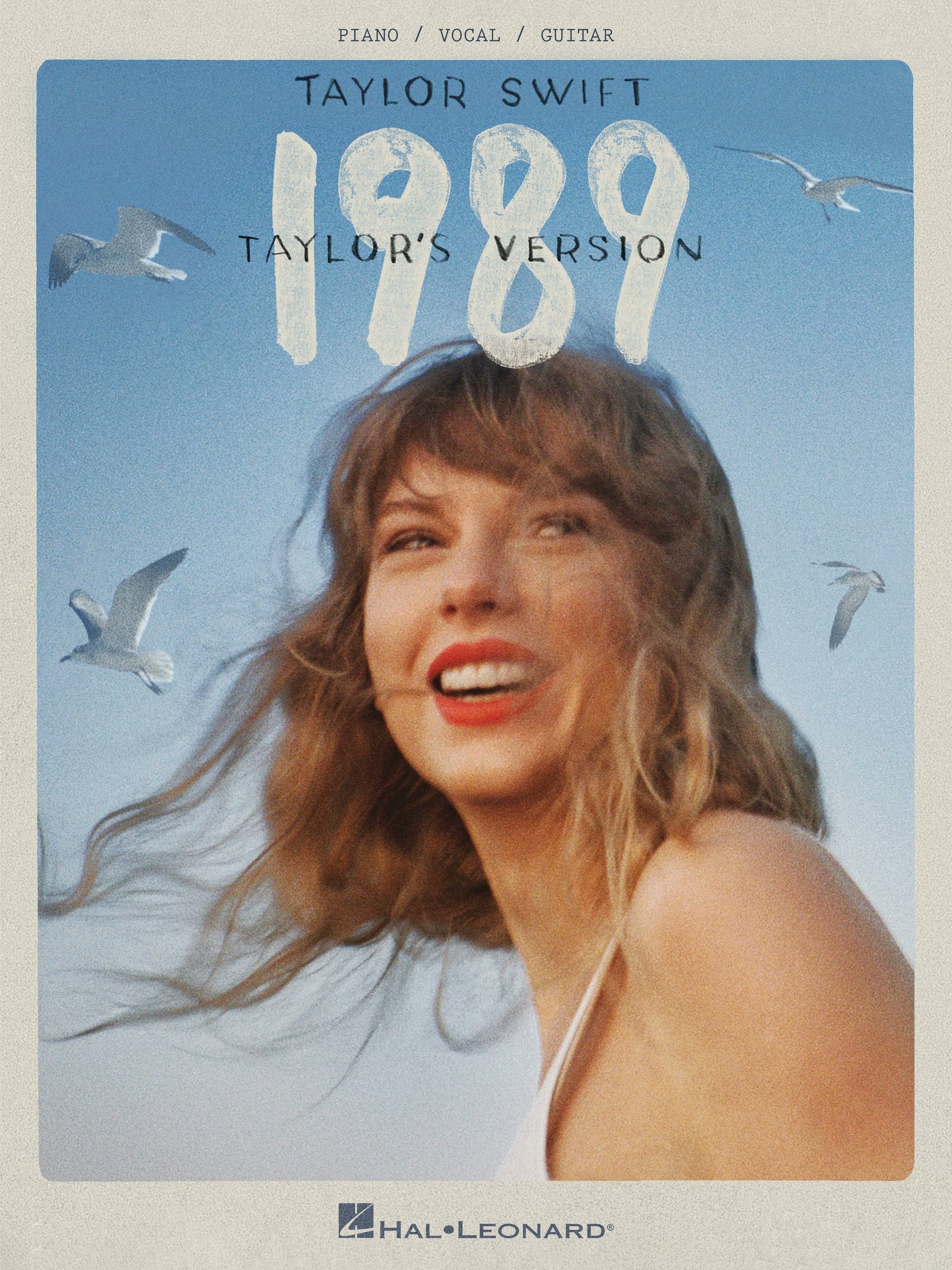1989 (Taylor's Version) vocal sheet music cover