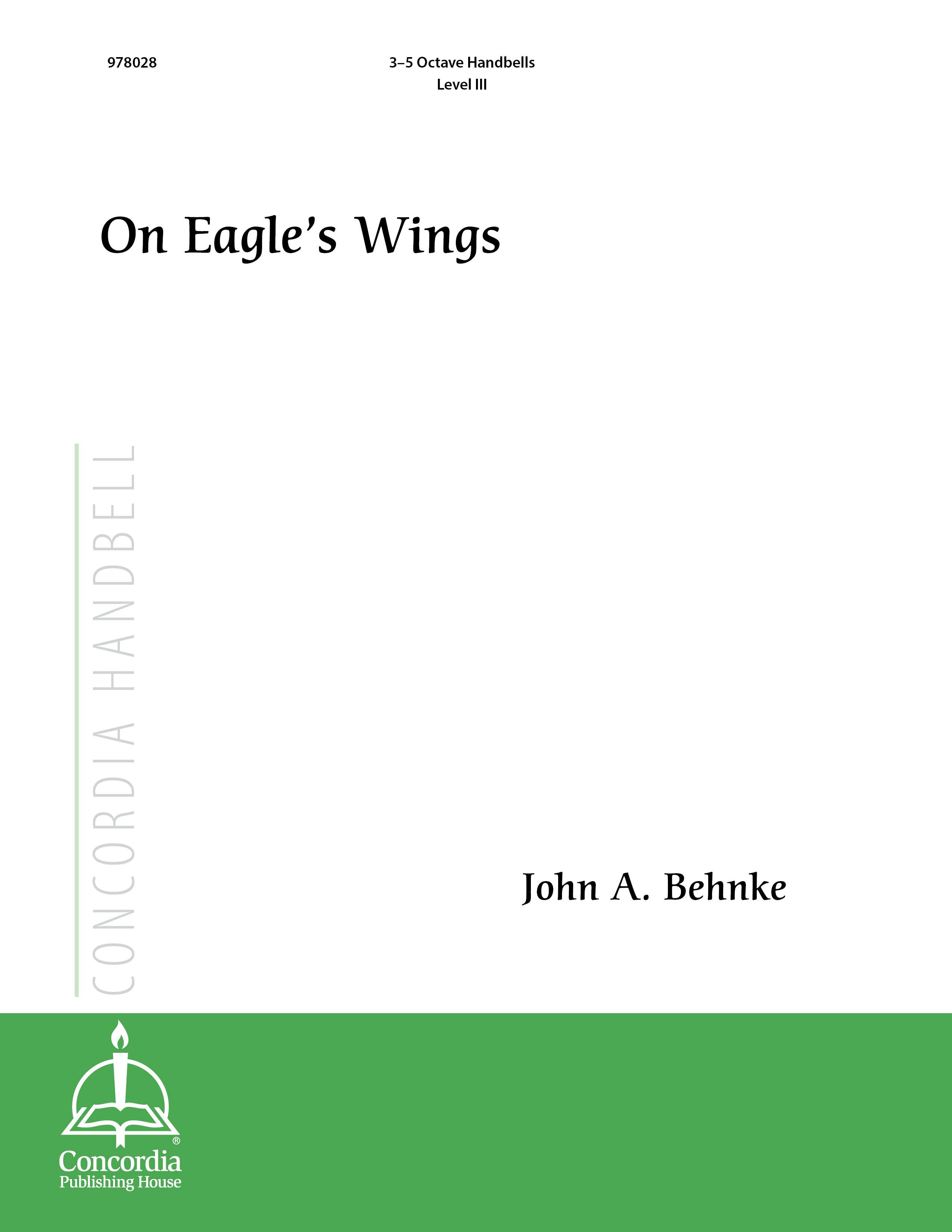 On Eagle's Wings handbell sheet music cover