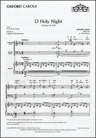 O Holy Night - Música e Tradução