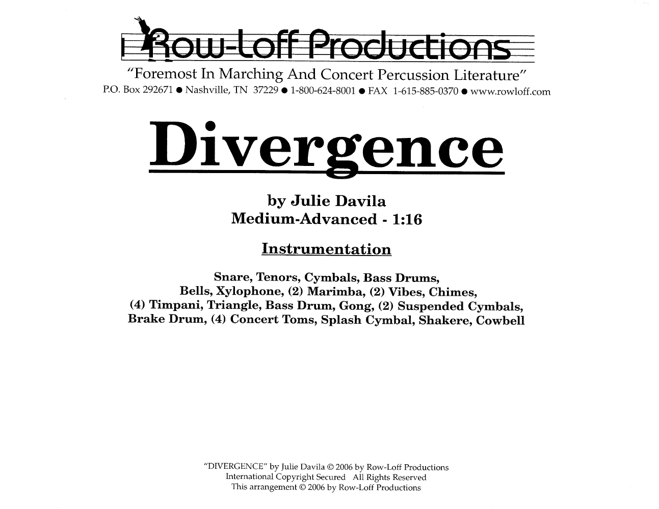 DIVERGENCE