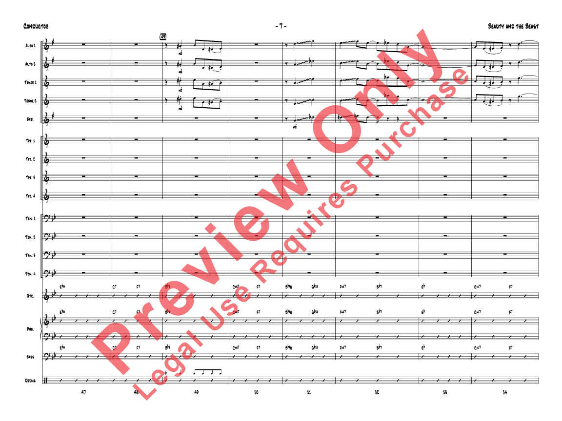 Beauty and the Beast Score