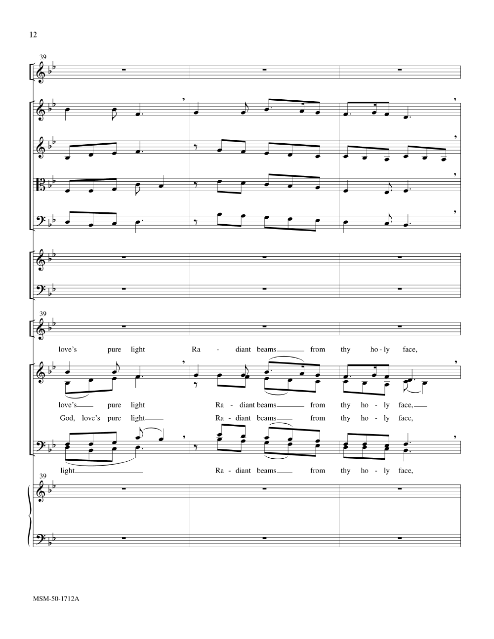 SILENT NIGHT FULL SCORE