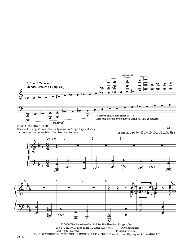 PASSACAGLIA IN C MINOR 5/7 OCTAVES P.O.D.