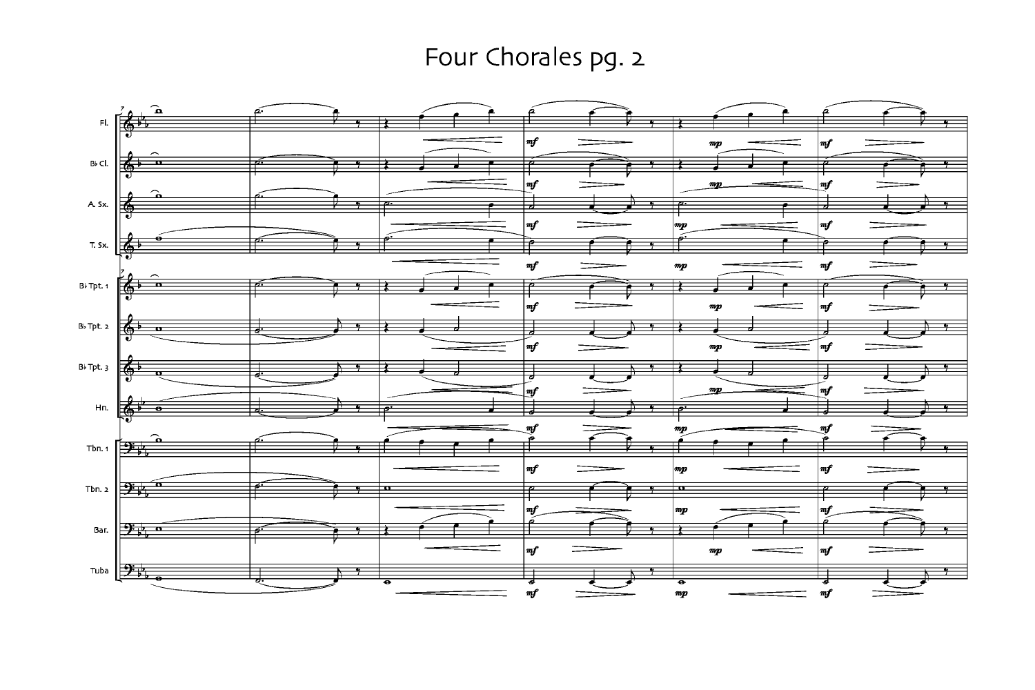 FOUR CHORALES