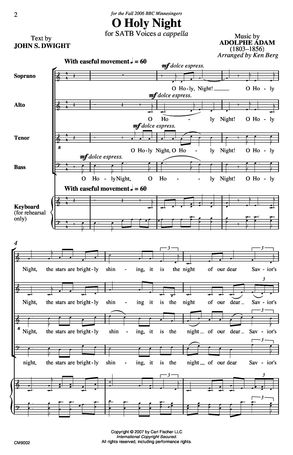 O Holy Night - Nsync (A Capella), PDF, Teoria da Música