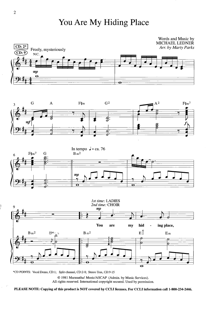 Hiding Place Chords PDF (Fuzed Worship) - PraiseCharts