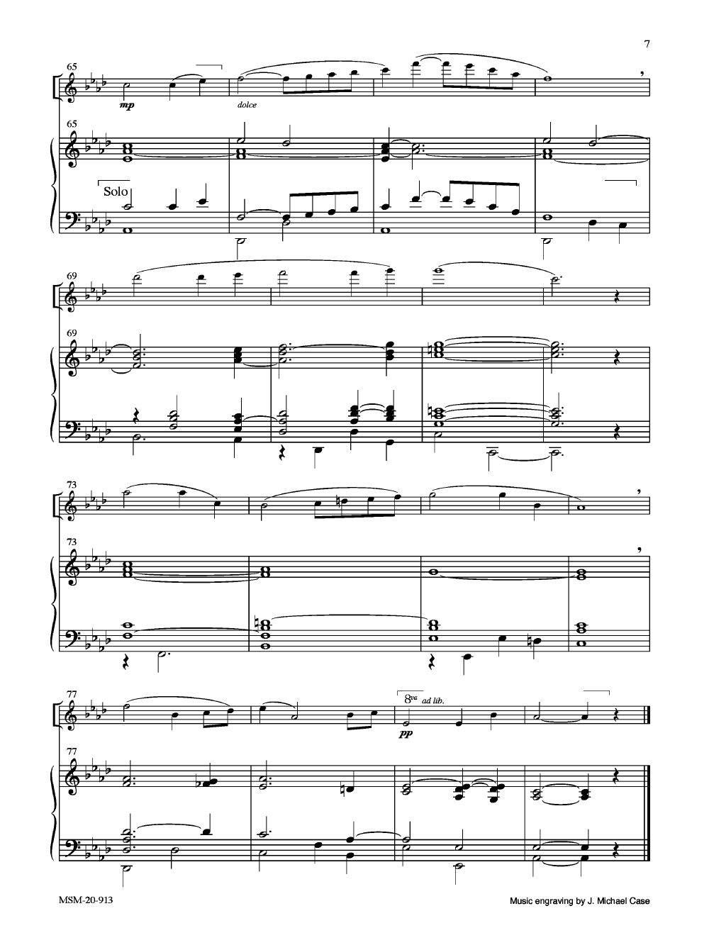 Meditation for Solo Instrument and Organ