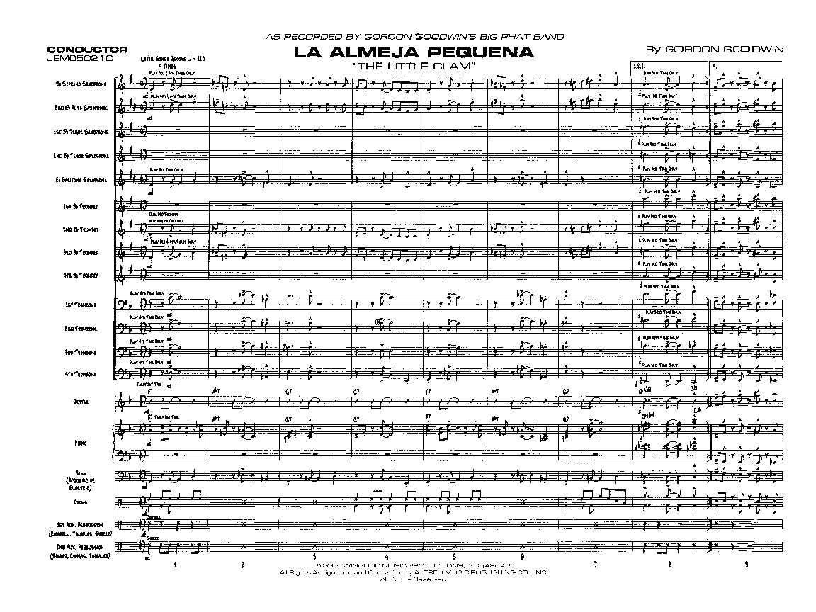 LA ALMEJA PEQUENA SCORE