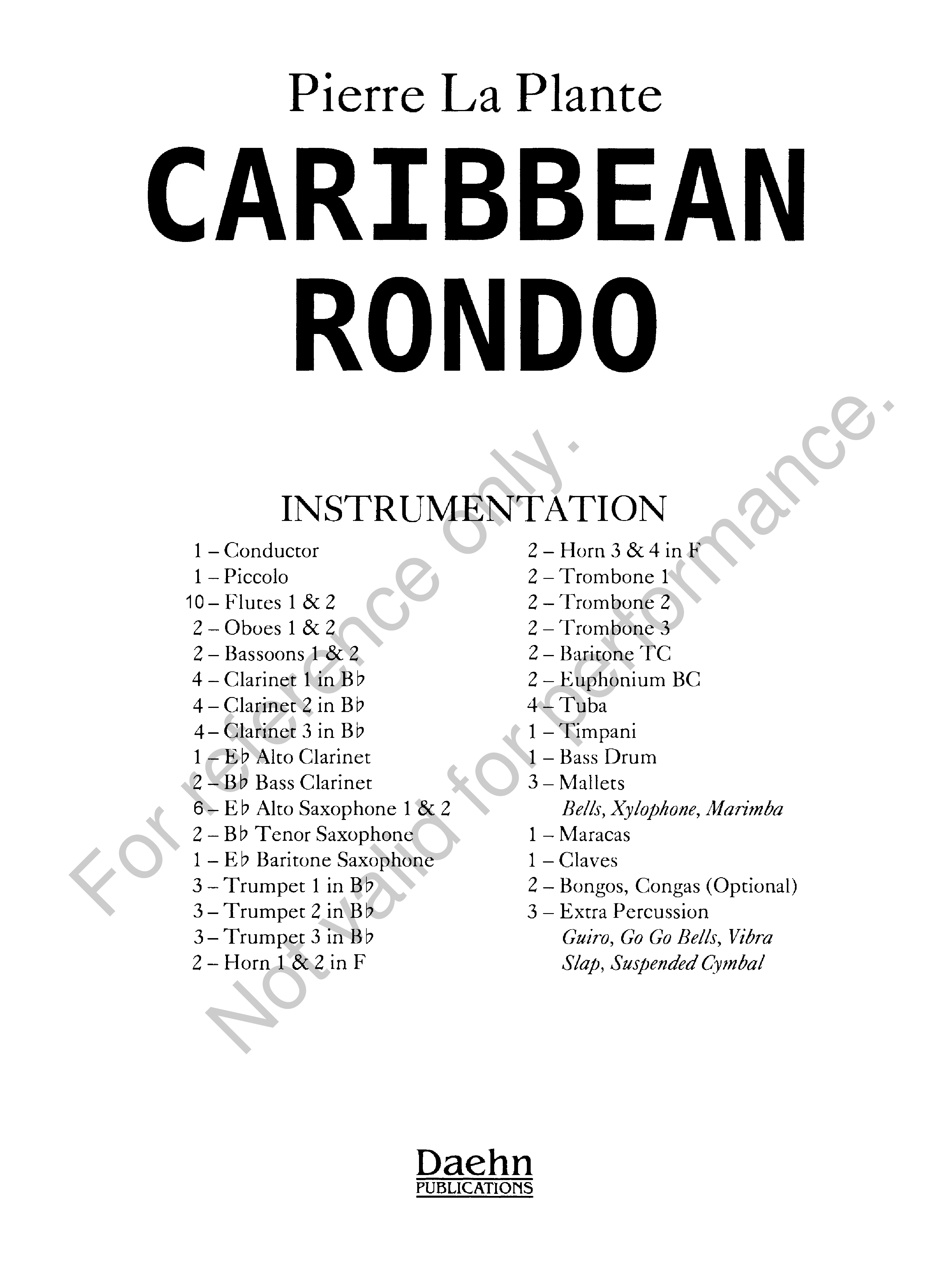 CARIBBEAN RONDO