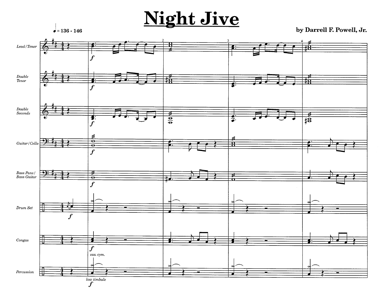 NIGHT JIVE STEEL DRUM ENSEMBLE