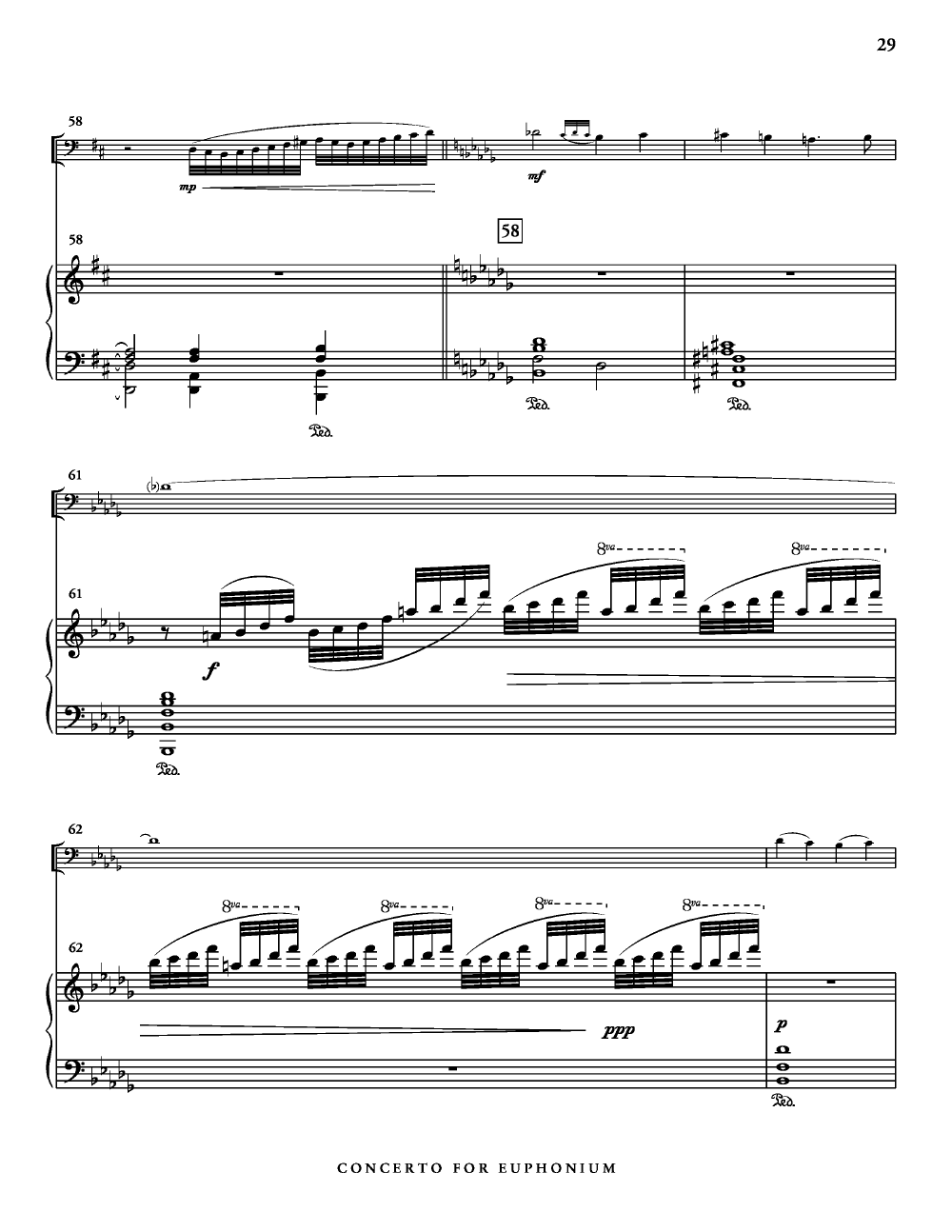 CONCERTO FOR EUPHONIUM WINDS AND PERCUSSION EUPHONIUM/ PIANO