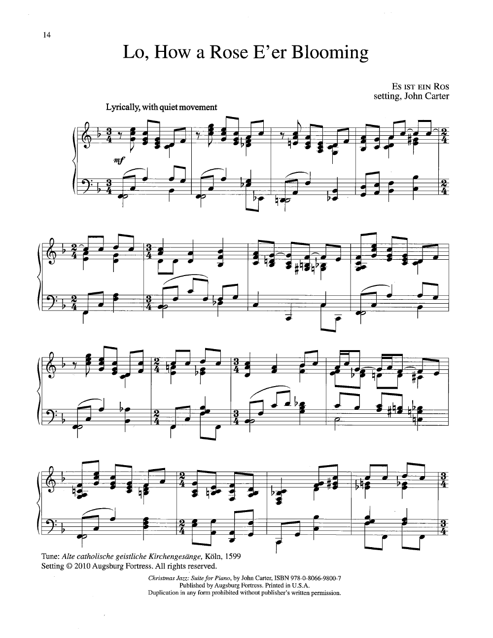 Christmas Jazz Suite for Piano (Piano) by Various | J.W. Pepper Sheet Music