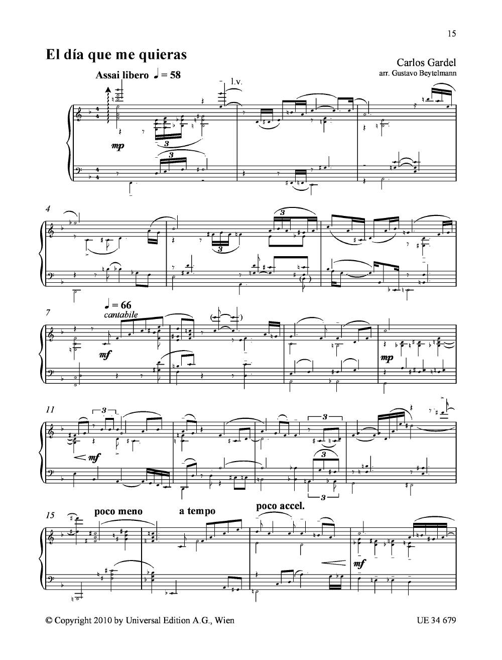 Igor Stravinsky - Tango (audio + sheet music) 