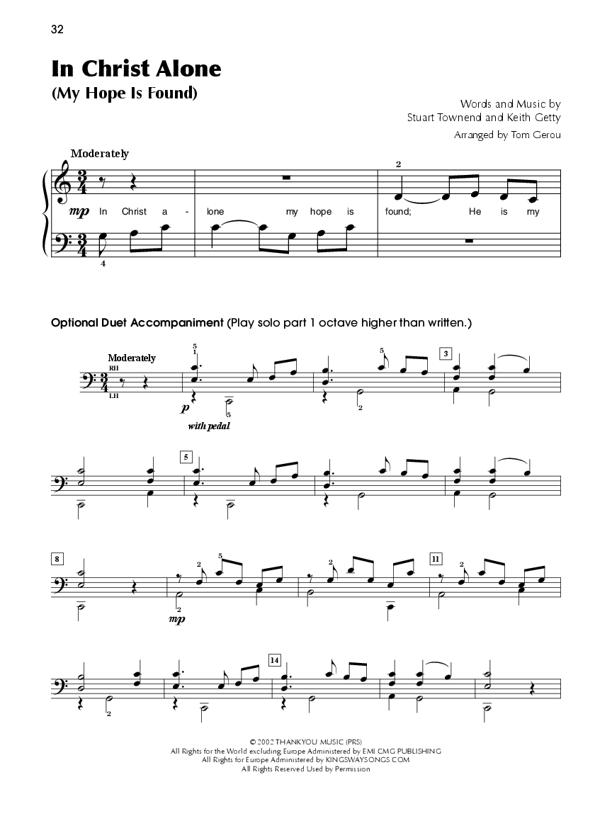 Popular Praise Five Finger Piano