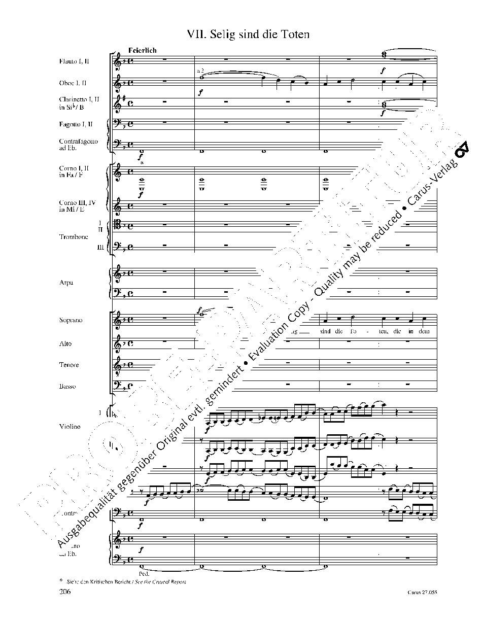 GERMAN REQUIEM Import FULL SCORE