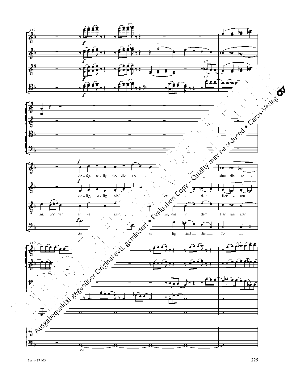 GERMAN REQUIEM Import FULL SCORE