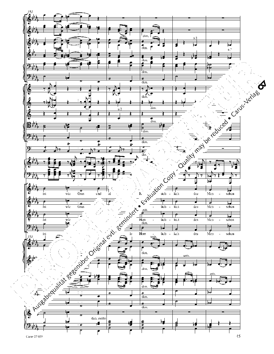 GERMAN REQUIEM Import FULL SCORE