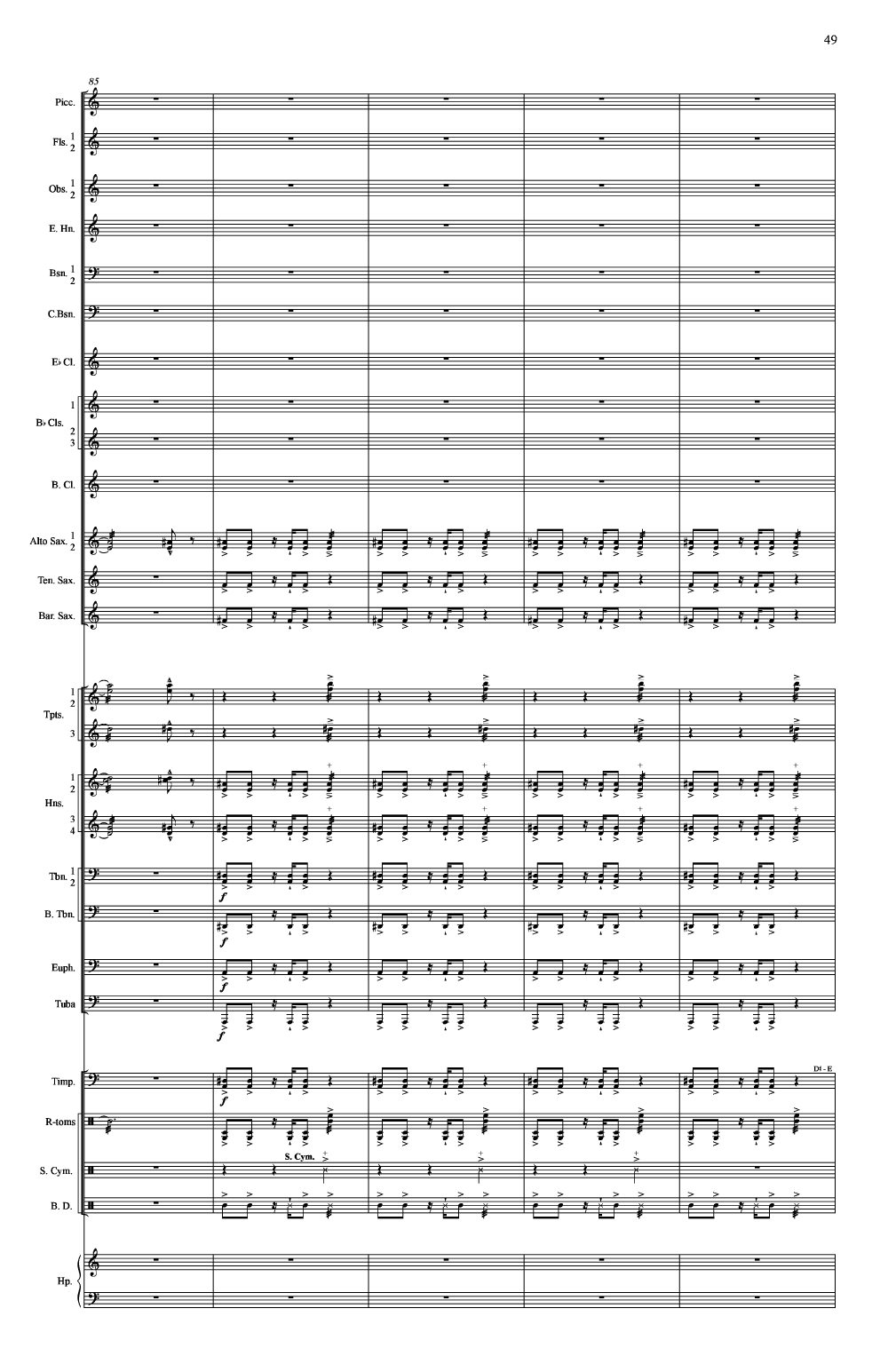 DRAGON RHYME SCORE