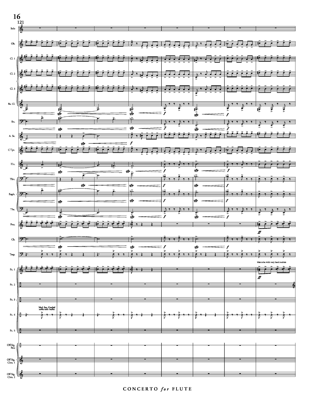 CONCERTO FOR FLUTE AND WIND ENSEMBLE