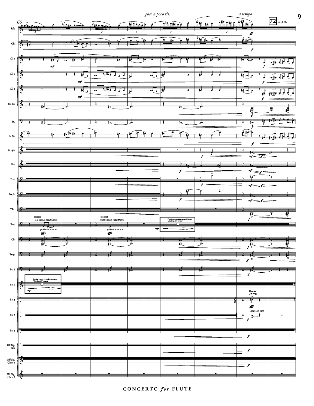 CONCERTO FOR FLUTE AND WIND ENSEMBLE