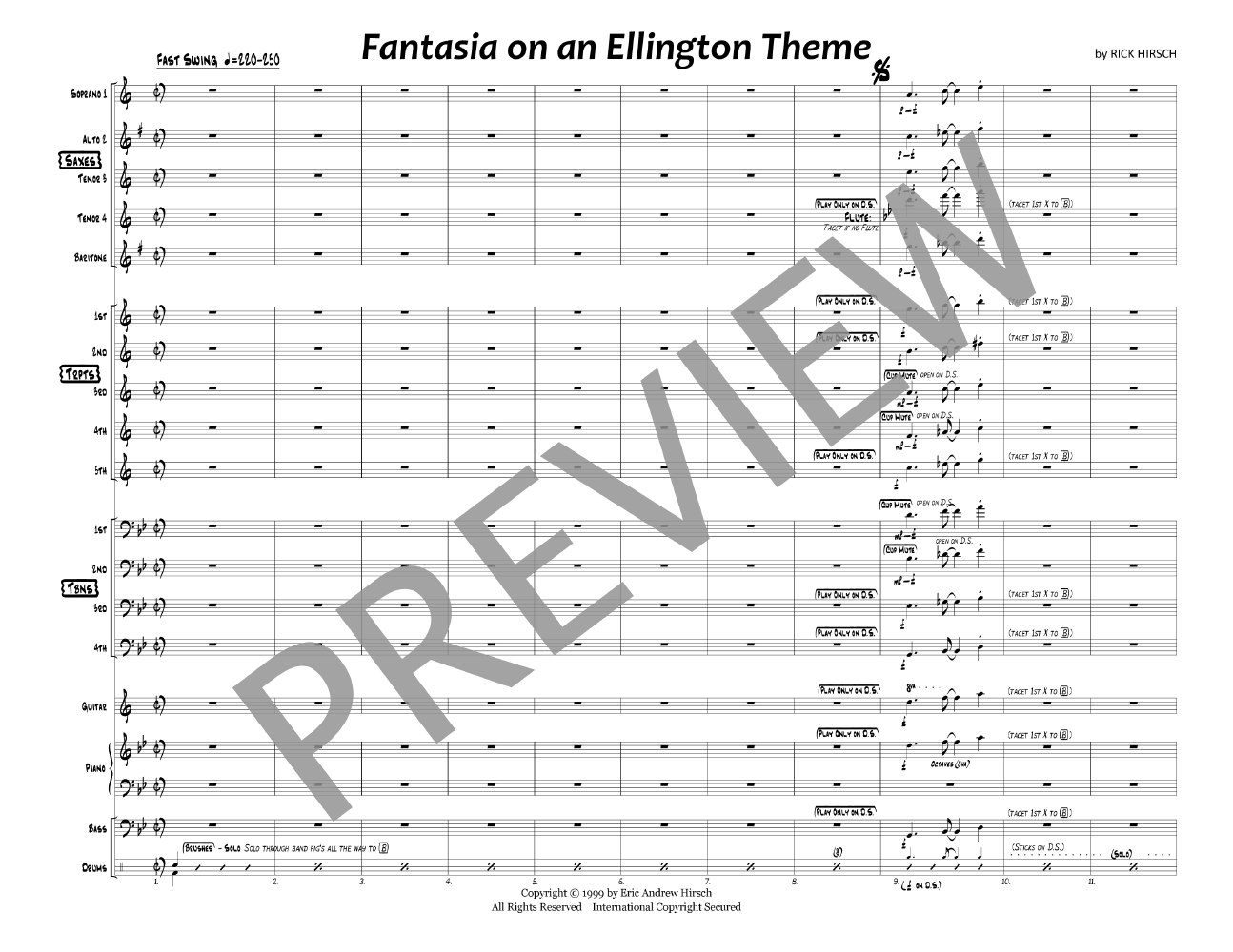 Fantasia on an Ellington Theme P.O.D.
