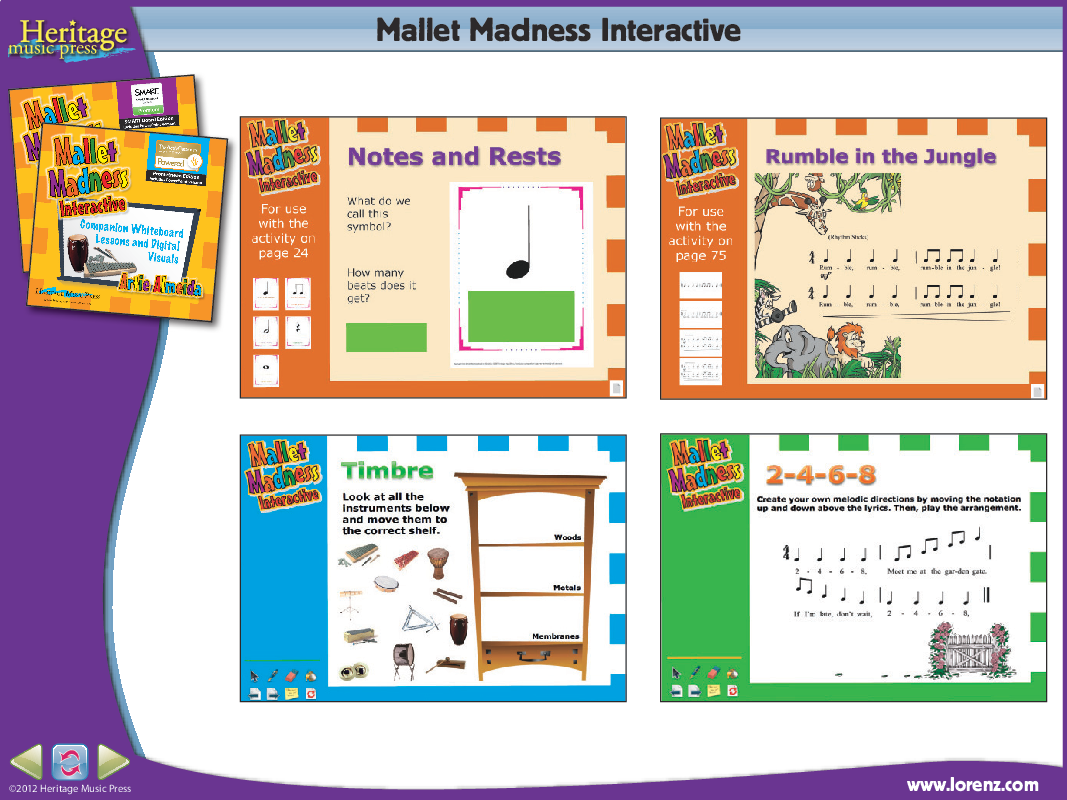 Mallet Madness Interactive CD-ROM Promethean Edition