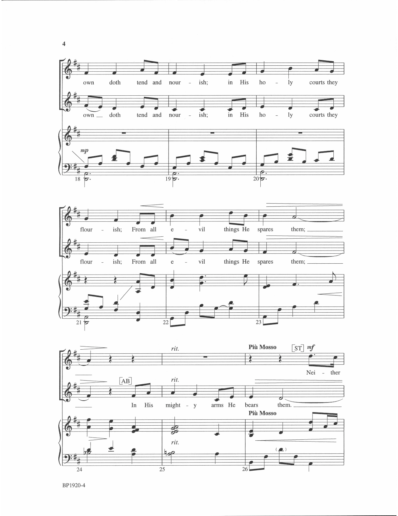 Children Of The Heavenly Father (SATB Choir) - Print Sheet Music Now