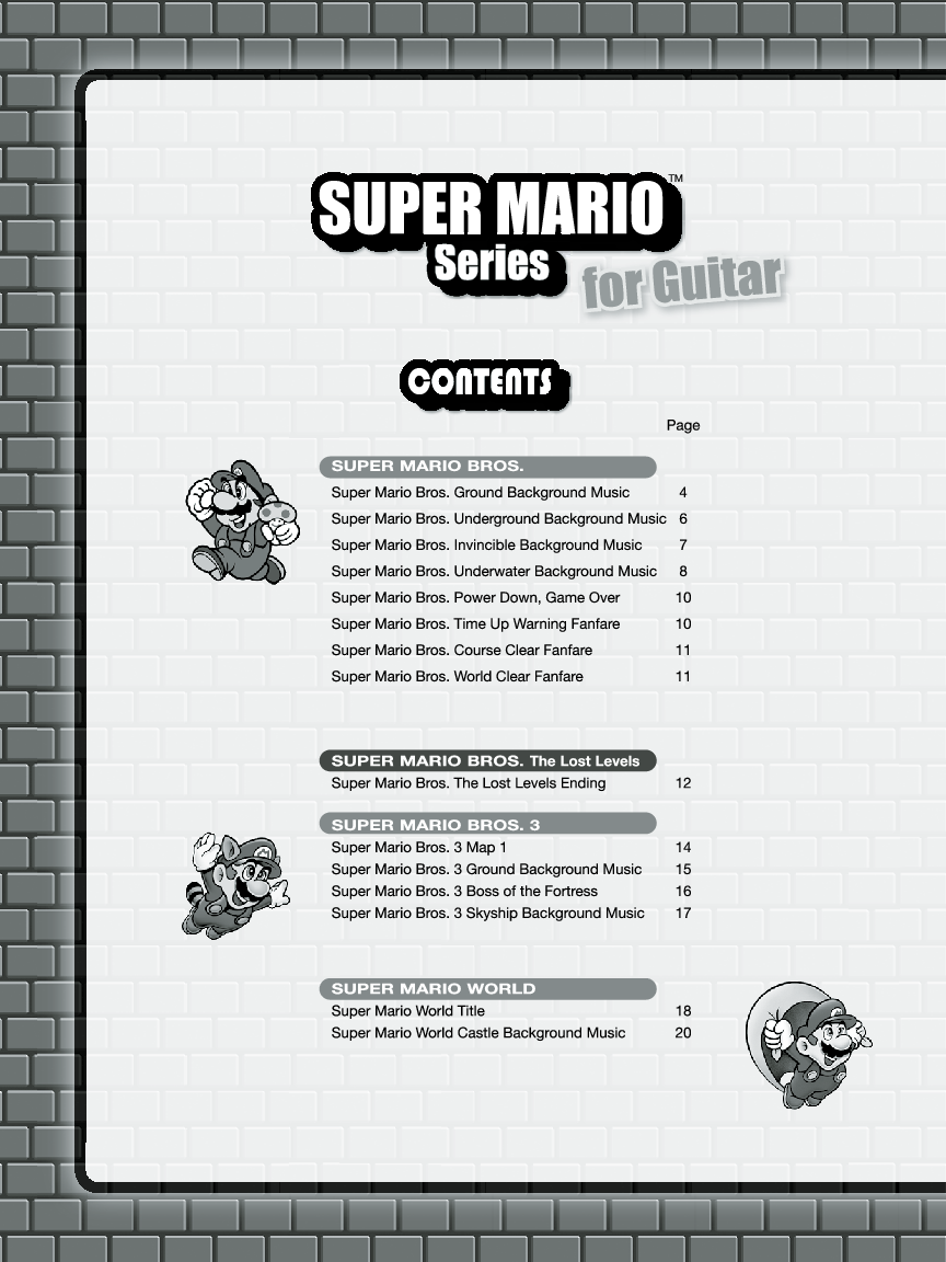 SUPER MARIO SERIES GUITAR TAB